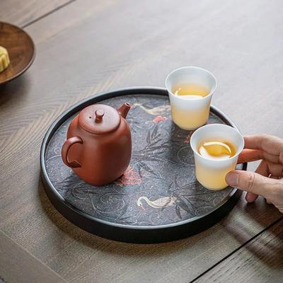 New Chinese Bamboo Tea Tray High-grade Household Simple Dry Brew Tea Table Kung Fu Tea Set Small Tray