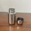 Pure Titanium Mini Thermos Cup: Capsule Tea, Coffee & Straw Mug
