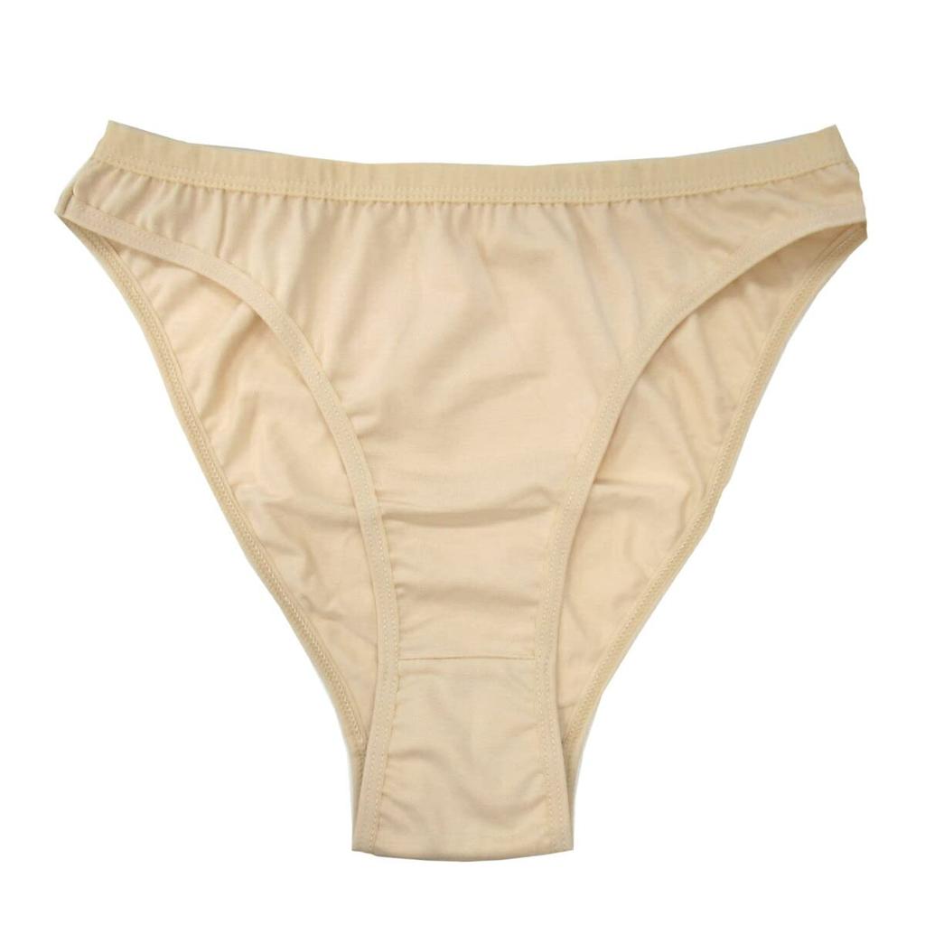 Karly Shop Ballet Dance and Plus No 3L Beige Undershorts, Cotton, Children's, Juniors, Adults, Sizes, High-Leg, Beige, Costume, Recital, Slip-Up,