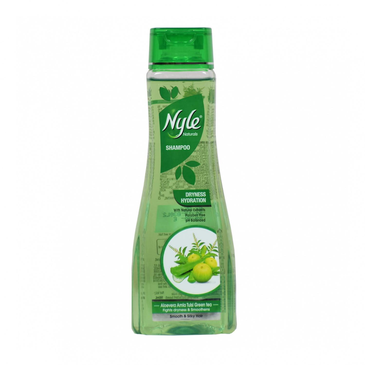 

Шампунь для сухих волос (180 мл), Shampoo Dryness Hydration, Nyle Naturals 13.59375