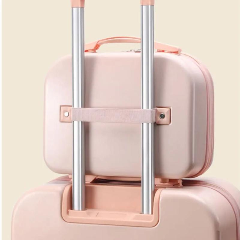 Elegante Maleta Mini de Viaje de 14 Pulgadas para Mujeres con Compartimento para Maquillaje para Viajes