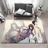 Anime S Steins;Gate Floor Mat Eco  Flannel Doormat Non Slip Odorless Indoor Floor Rug Soft Short Plush Home Mat