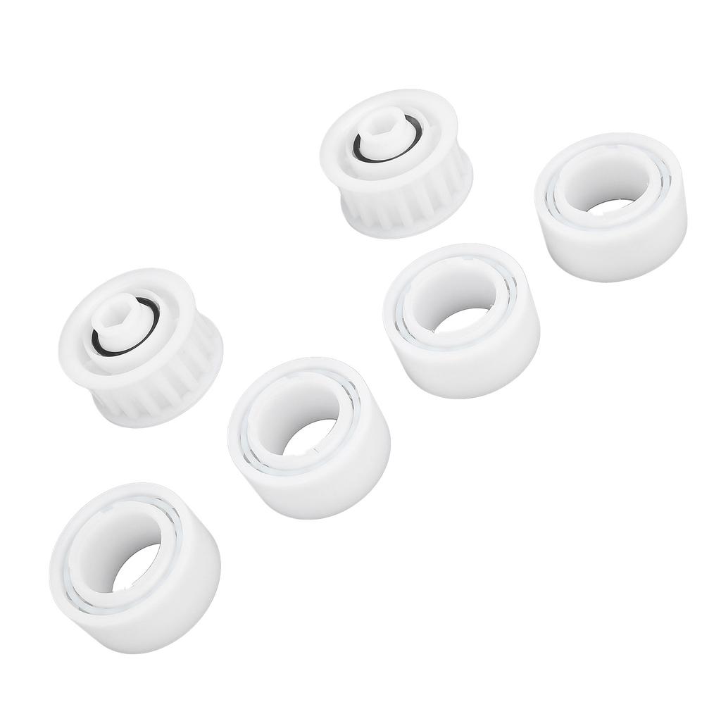 4 Pack Guide Wheels Replacement Pool Cleaner Guide Wheels with 2 Pully Gears for Maytronics for Dolphin