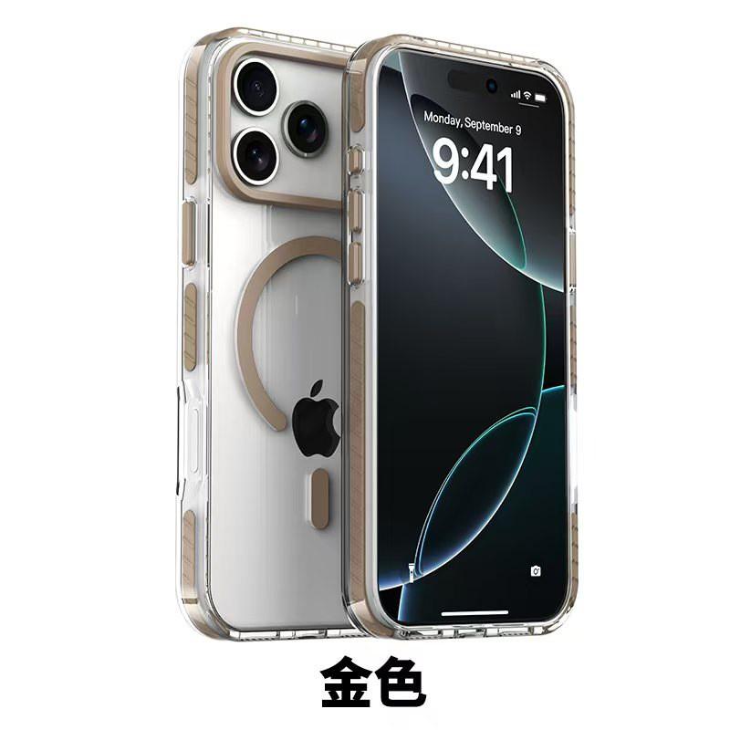 Magnetic Clear Heat Dissipation Shockproof Case IPhone 17 Pro Max 16 15 14 13 12