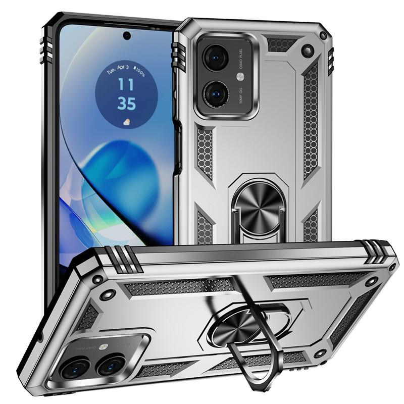 Pro Motorola Moto G54 Pouzdro Luxusní Pancéřové Nárazuvzdorné Pouzdro na Telefon Pro Moto G54 G 54 MotoG54 Auto Magnetický Kroužek Držák Zadní Kryt