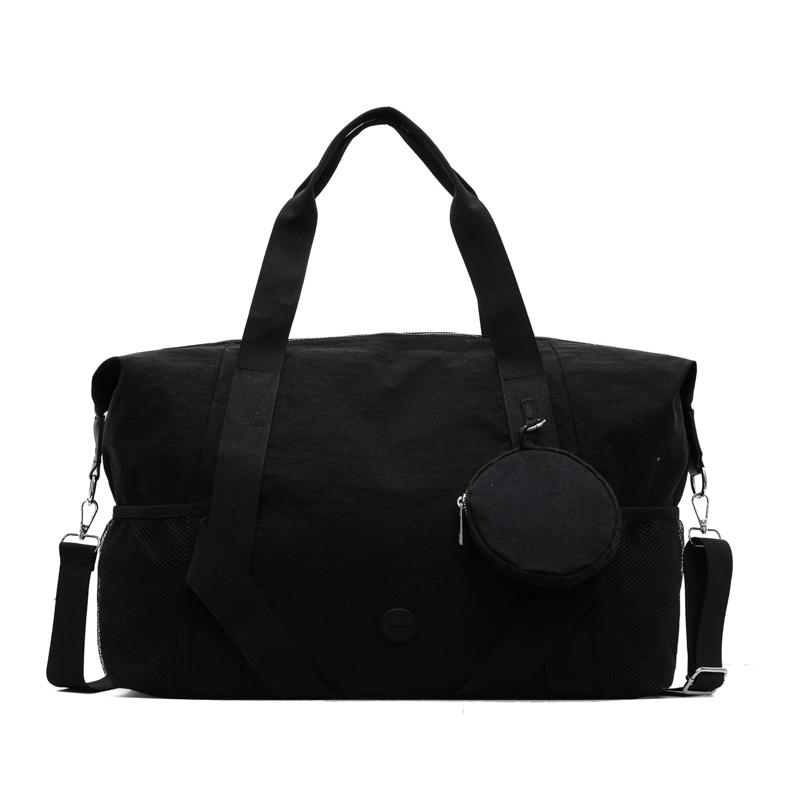 

Travel Bag Large Capacity Tote Bag Women s Lightweight Shoulder Bag чорний
