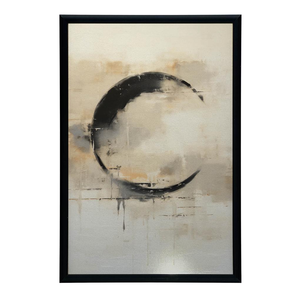 Symphony of the Circle Symphony of the Circle, 30X40 Cm, Gold Aluminum Frame, 230 Gsm Matte Paper