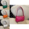 Chic Square Handheld Bag For Women Stylish Urban Design In White Orange Green