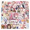 55 Japanese Anime Yuri Stickers: Waterproof Decals for Journals, Water Bottles, and Phone Cases