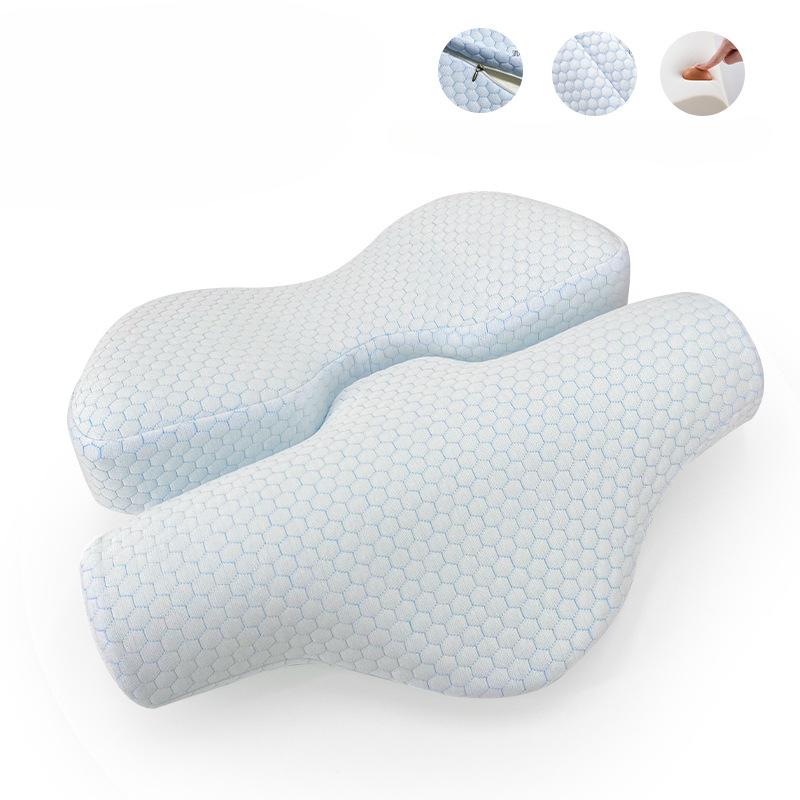 Memory-Kissen Kissenkern Memory-Schaum Schlaf Halswirbelsäule Kissen Schmetterlingskissen Zuhause Langsamer Rückprall Nackenkissen