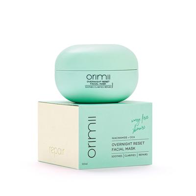 Orimii Sleeping Face Mask 100ml Pack of 1 | Overnight Repair, Stress Relief, Moisturizes & Soothes Skin