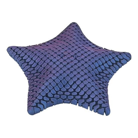 3D Printed Starfish Fidget Toy, Compact Palm-Sized Stress Relief Squishy Puzzle Toy, Flexible Durable Handheld Desk Decor Gift for Kids Adults