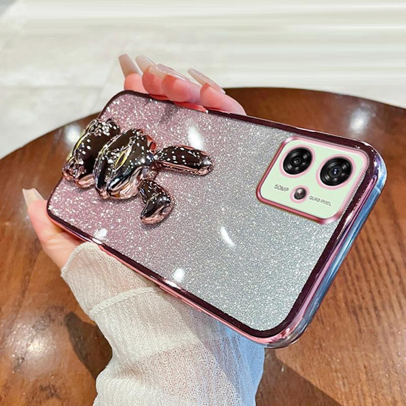 Funda delgada con soporte para Motorola Moto G54 5G, bonita funda de conejo a prueba de golpes