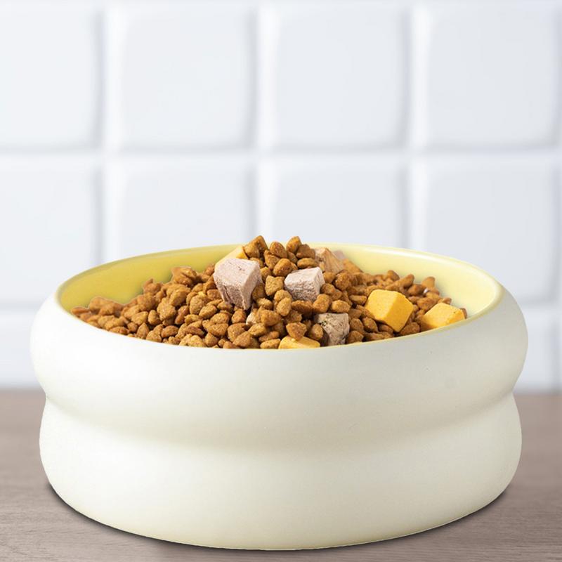 Cat Bowls Ceramic Water Bowl For Cats Kitten Feeding Dish Microwave Safe Dish For Veterinary Pet Puppy Travel Household