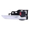 Clip-Mount Interior Door Handle Assembly 6920602380C0 for 2020-2024 Hiace with Silver Lever and Textured Black ABS Housing Frame