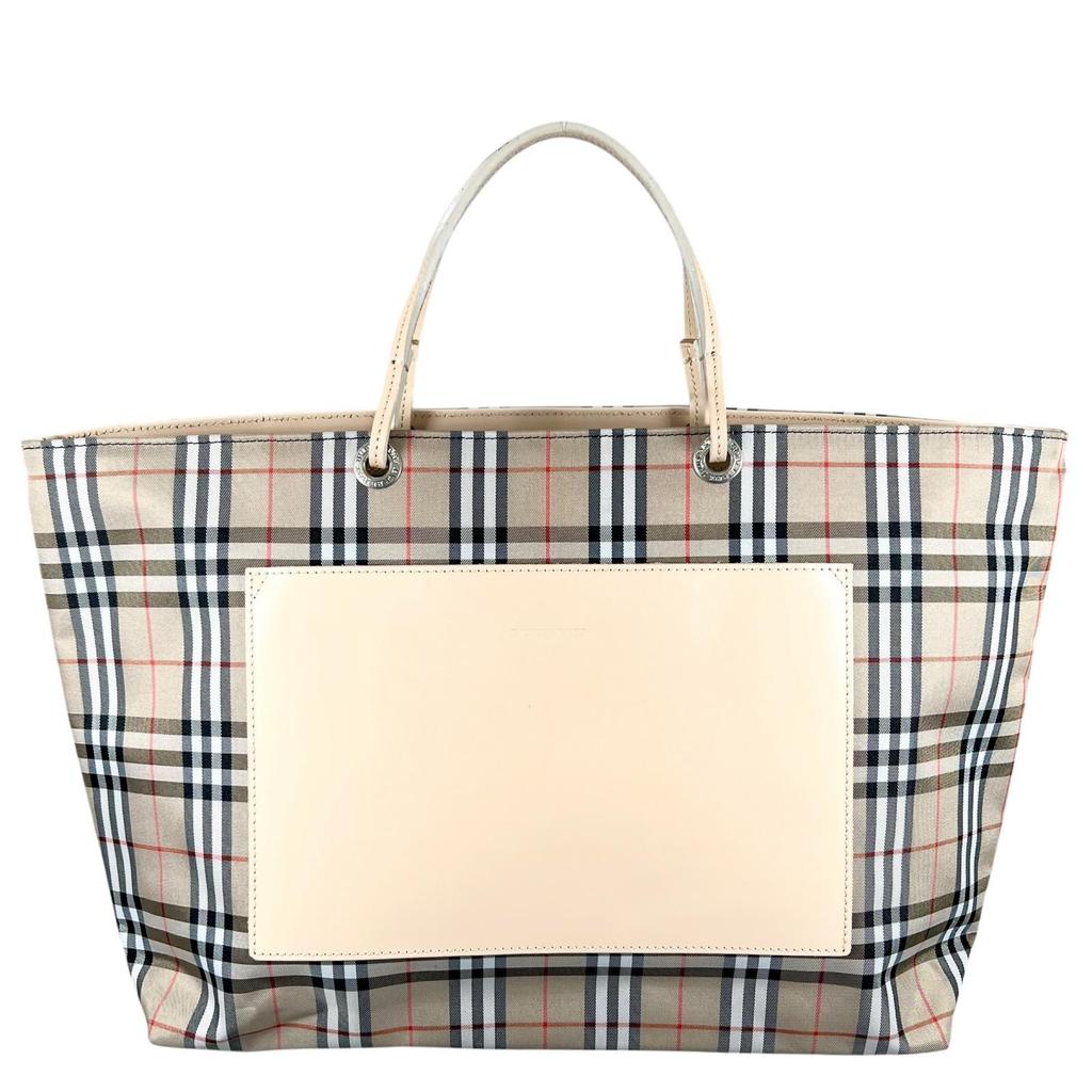 BURBERRY Tote Bag beige Women Nova Check used