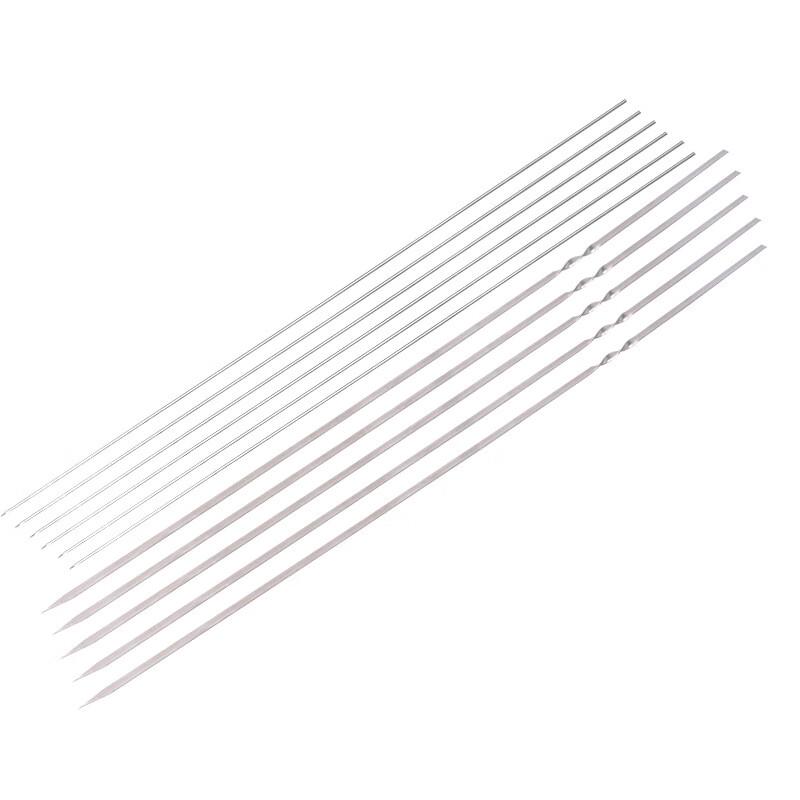 ZISIZ Stainless Steel BBQ Skewers