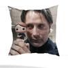 Mads Mikkelsen H-Hannibal Pillow Case Pillow Case Living Room Sofa Cushion Cover Suitable For Home Bedroom Room Decoration
