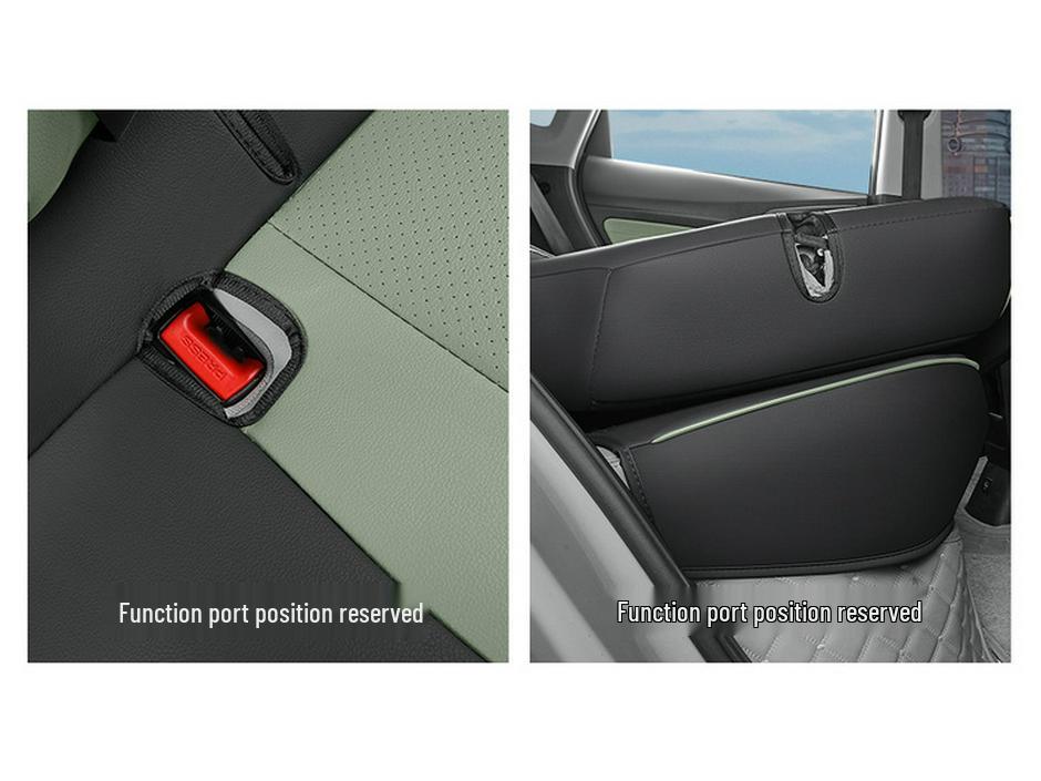 Nezha V Full Leather Car Seat Cushion Set - Universal, Four-Season, Five-Seat Model