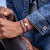 (Women's) Billie Bracelet - Royal Purple x Gold
