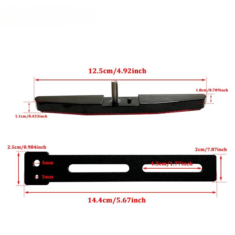 Universal Motorrad Reflektor Kennzeichenhalter für Harley Davidson für Yamaha Kennzeichenhalter