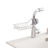 Kitchen stainless steel faucet rack, dishwashing sink sink drain rack, sponge brush rag storage rack