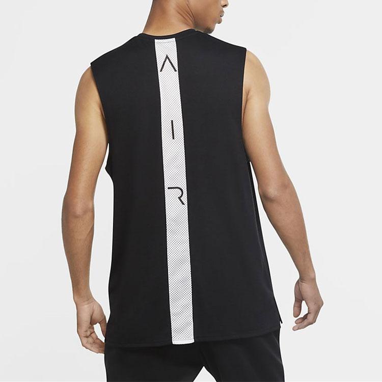 Jordan Quick-Dry Basketball Training Sports Tank Top Men Tops Black CU1025-010