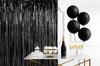 Partydeco Kurtyna Imprezowa Kolor Czarny 90X250Cm
