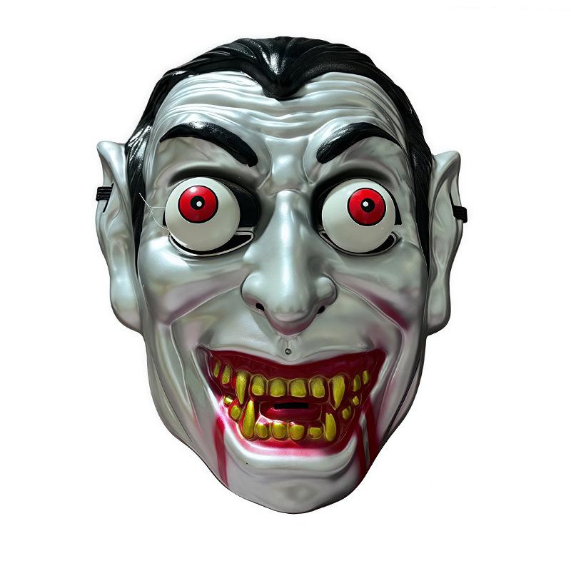 Horror Mask Role Play Comfortable And Breathable Halloween Dress Up Cosplay Props Grimace Mask Horror Props