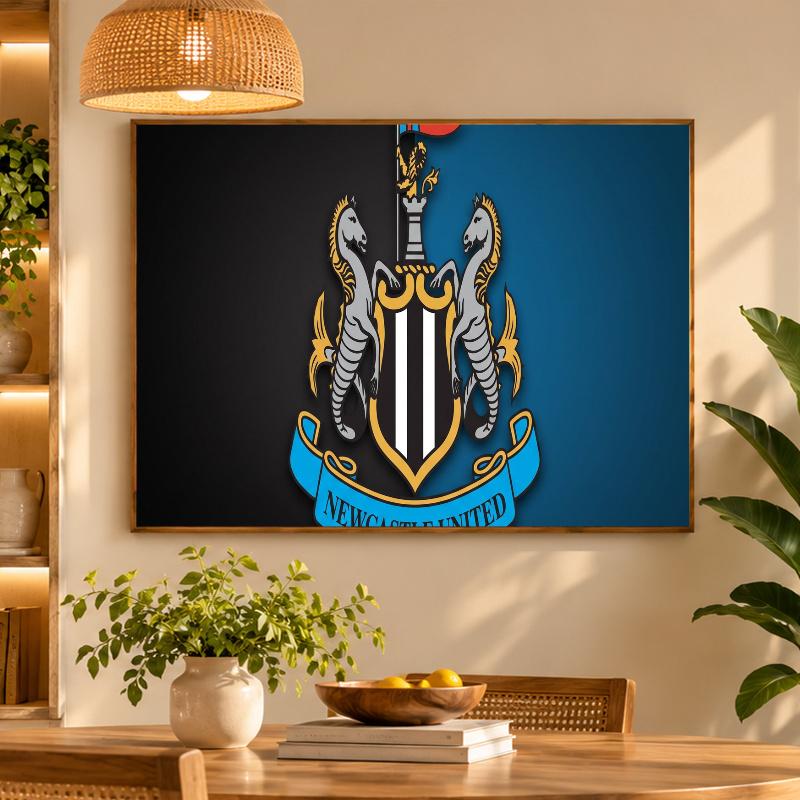 5D Diamond Painting Newcastle United Football DIY Full Drill Diamond Art Kit Home Decoration