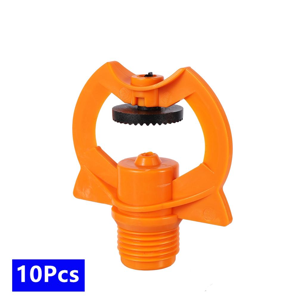 1/2" Impact Type Refracted Nozzles and 20cm Brackets 360 Degree Automatic Scattering Garden Lawn Irrigation Sprinklers 5/10Pcs