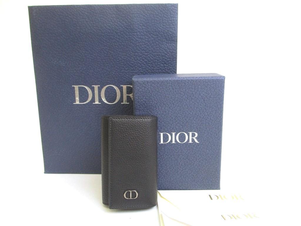 

Оригінальний шкіряний чорний футляр для ключів Christian Dior на 6 фотографій #a740 Відреставрований