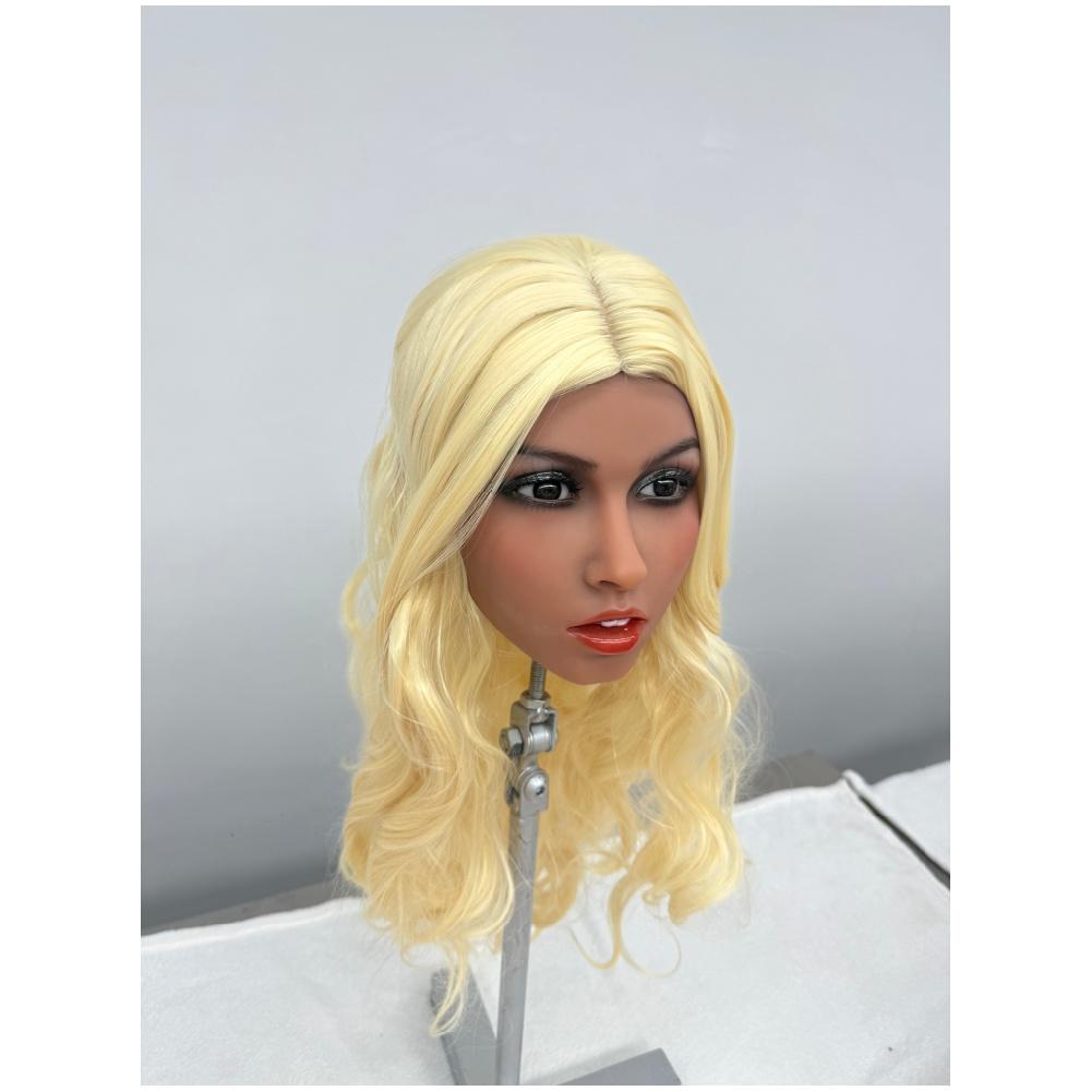 Exquisite Sex Doll Single Head Realistic Insertable Oral Love Doll Head Built In Skeleton Real Oral Sex Doll Head