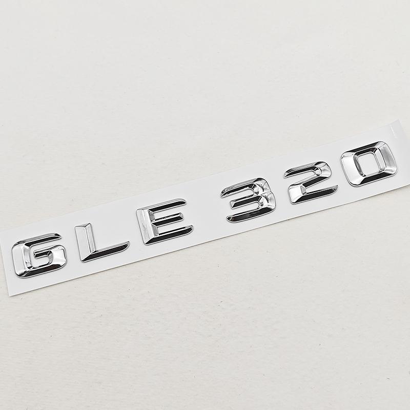 3D ABS Car Letters Logo GLE320 GLE350 Rear Trunk Badge Sticker Emblem For Mercedes Benz GLE Class GLE 320 GLE 350 Accessories
