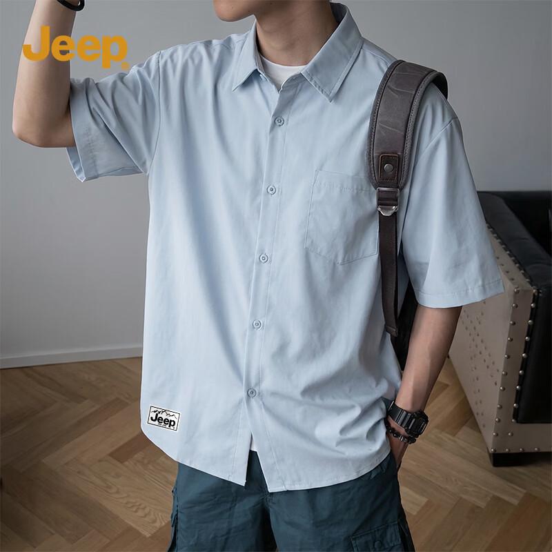 JEEP Men s Loose Fit Sand-Washed Polo Shirt M