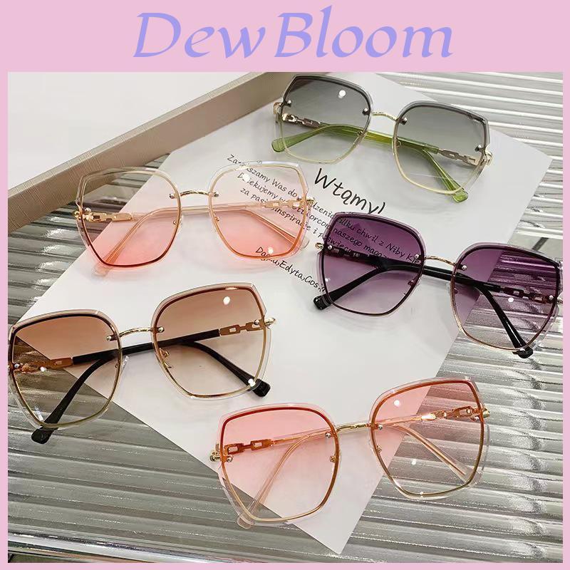 Fashion Unisex Frameless Gray Uv400 Sunglasses For Outdoor Activities And Parties