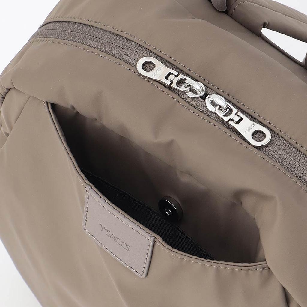 Isaac Nylon Taffeta Travel Daypack 2004006 Dark Greige (27)