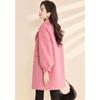 Women's Korean Style Wool Blend Oversized Winter Coat