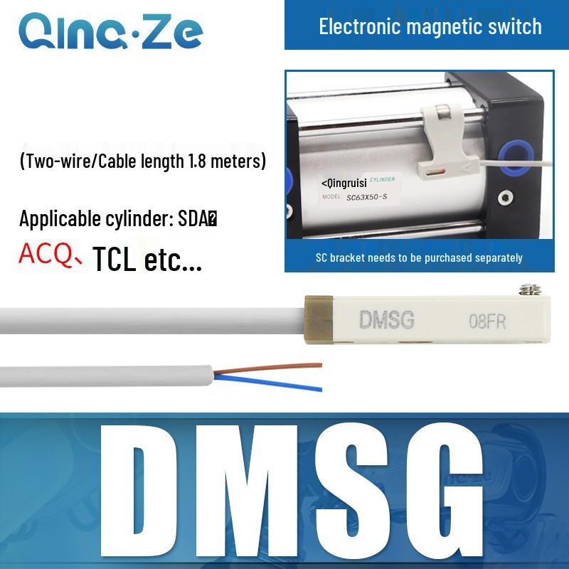 Magnetischer Zylindersensor: D-A93 Zwei-Draht & CS1-F Drei-Draht Endschalter