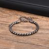 Vnox Retro Silver Color Chain Bracelets for Men, Rock Punk Stainless Steel Links Wristband, Birthday Party Gifts for Him Jewelry