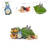 My Neighbor Totoro Cartoon Resin Figurine With Green Leaf And Blue Cat Bus For Home Decor Gift