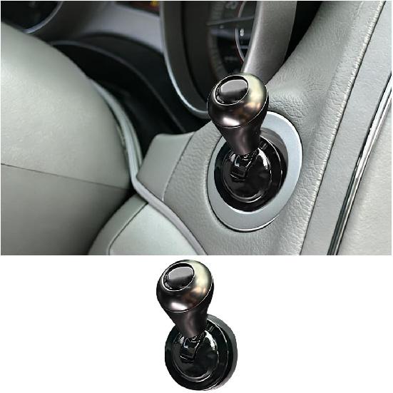 Car Push Start Button Joystick, Carbon Fiber Metal Vehicles Engine Ignition Button Cover Joystick, Automotive Interior Starter Stop Protector Rocker