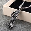 European and American Retro Men's and Women's Pendant Single-sided Reaper Sickle Pendant Necklace