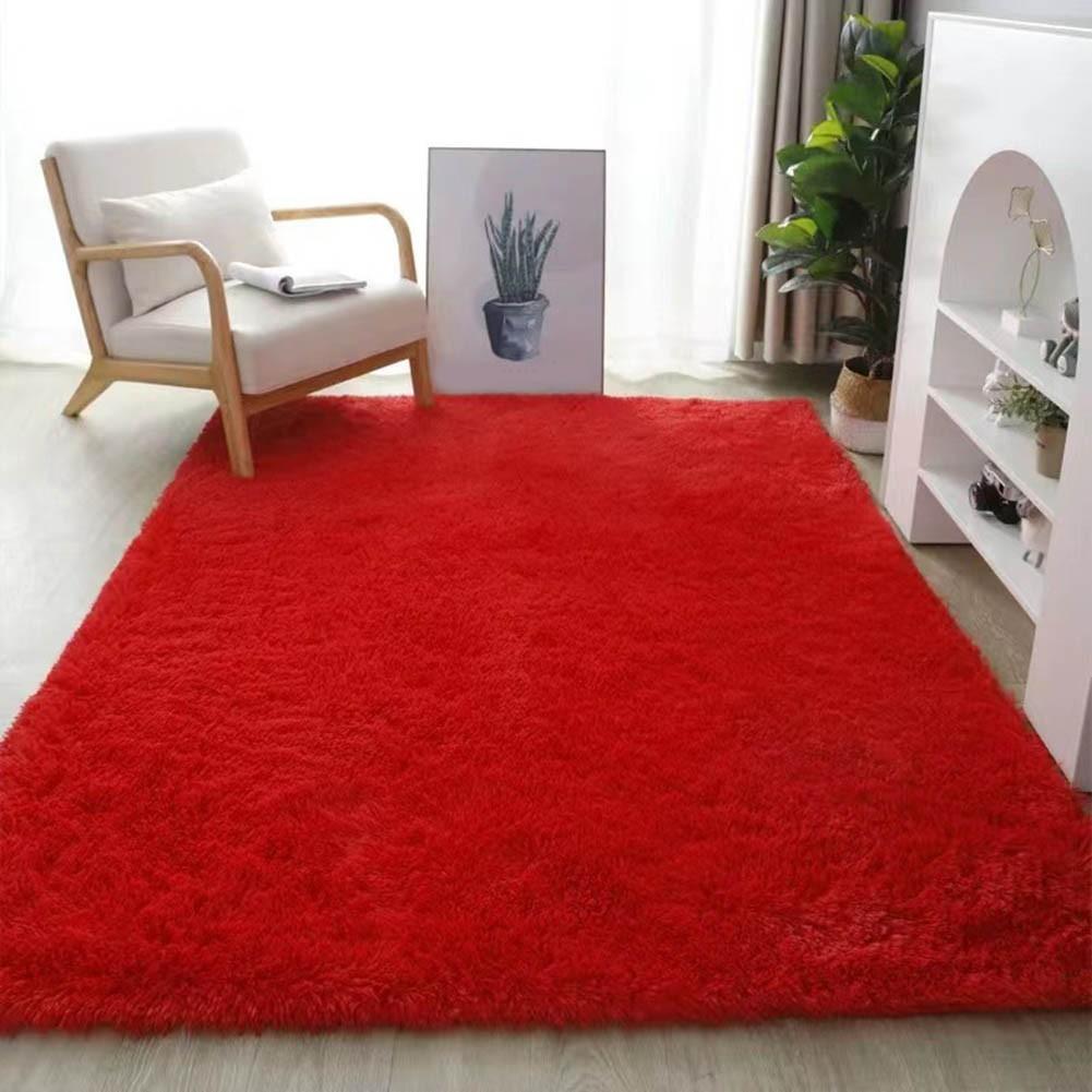 Nordic Shaggy Rug Luxurious Texture Contemporary Aesthetic