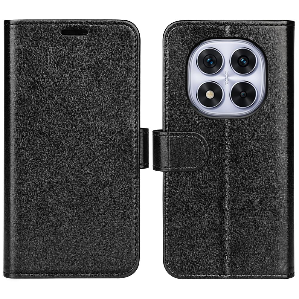 For Xiaomi Redmi Note 14 Pro 5G/Poco X7 5G Wallet Case Crazy Horse Texture Stand Leather Phone Cover