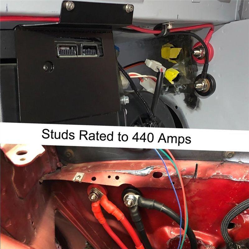 A59X-Car Thru Panel Battery Terminal Connector Terminals Ends Battery Terminal Connectors For Trucks Cars SUV Ships