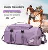 Large Capacity Travel Sports Backpack with Wet/Dry Separation and Shoe Compartment