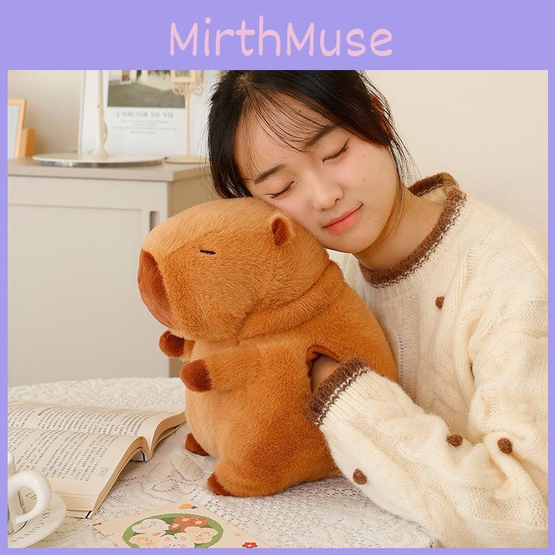 Warmer Hand Winter Pillow Capybara Plush Toy Cute Cartoon Girl Birthday Gift
