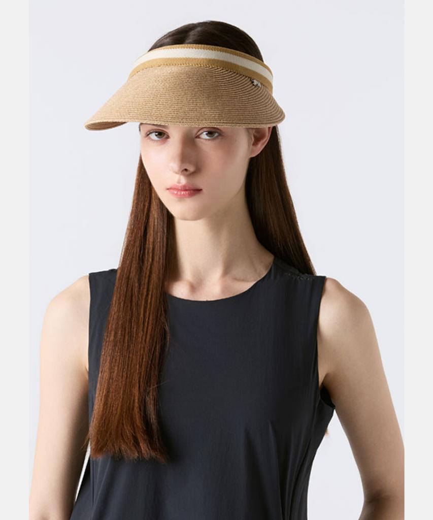 DESCENTE Women'S Sun Visor Beige Sr222Ucp40