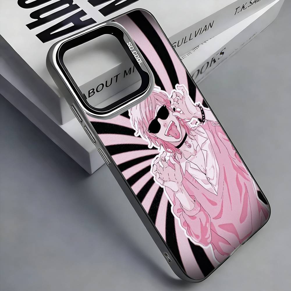 A-Ayato Y-Yuri Y-Yarichin Club Phone Case For iPhone 17,16,15,14,13,12,11 Plus,Pro Max,Colored Silver Phone Case
